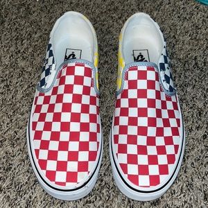 VANS Asher Checkerboard slide on